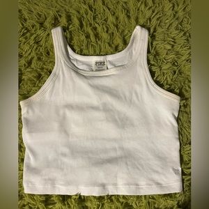 PINK ribbed tank top